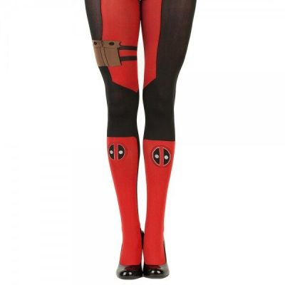 Lady Deadpool Adult Tights Suit Up 1 Pair One Size Costume Cosplay Marvel Comics